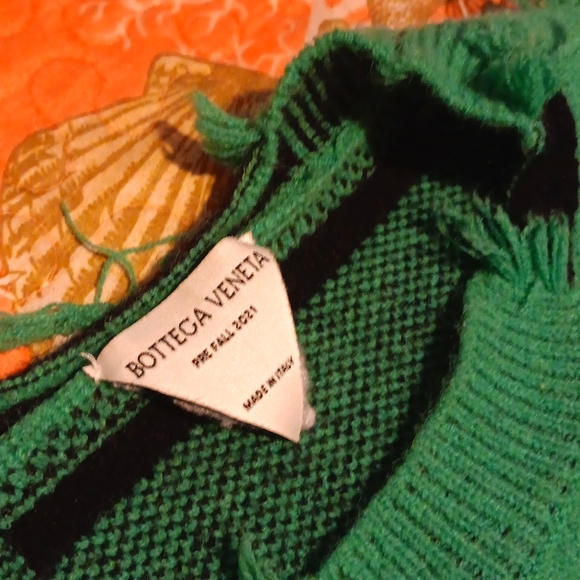 Bottega Veneta green and black sweater - Picture 2 of 4